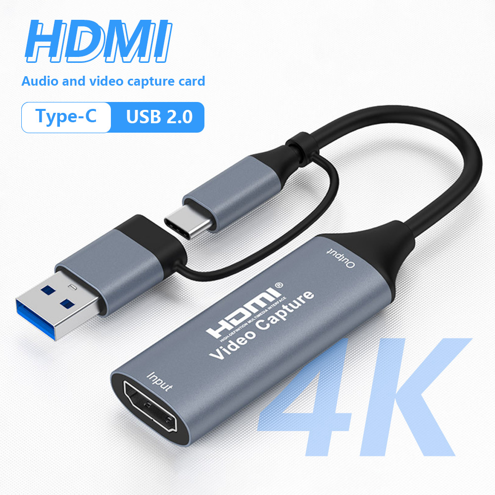 Sound Card Usb - 4K 2-in-1 USB 2.0 비디오 캡처