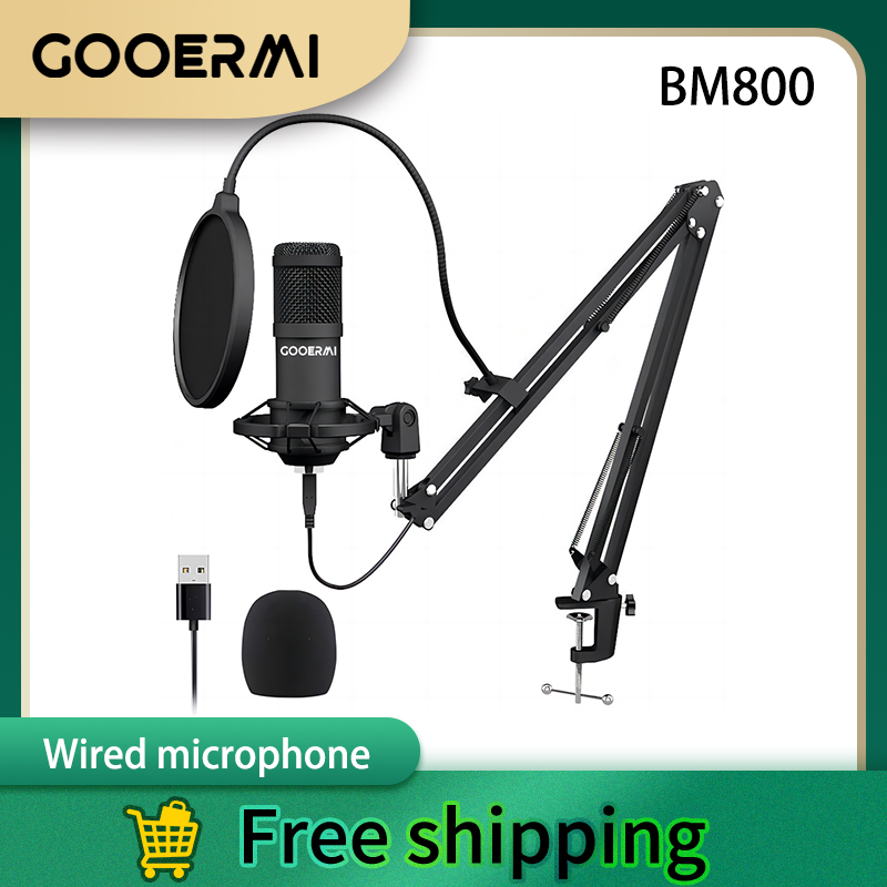 Pc Gaming Youtubers - GOOERMI BM800 전문가용 USB 콘덴서 마이크