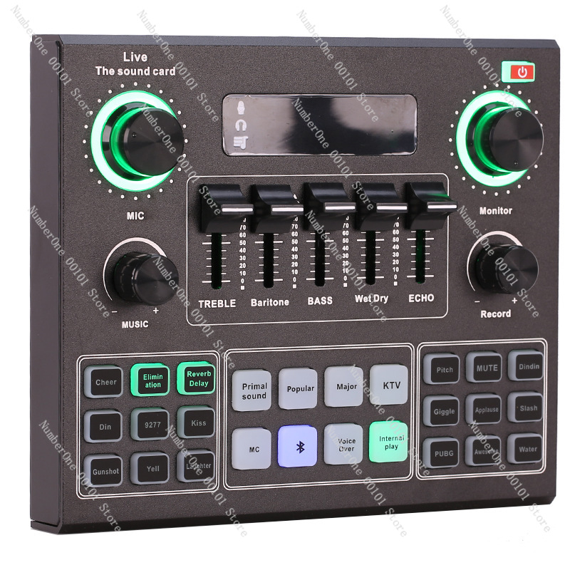 Sound Card Usb - V9 사운드 카드 마이크 세트 USB