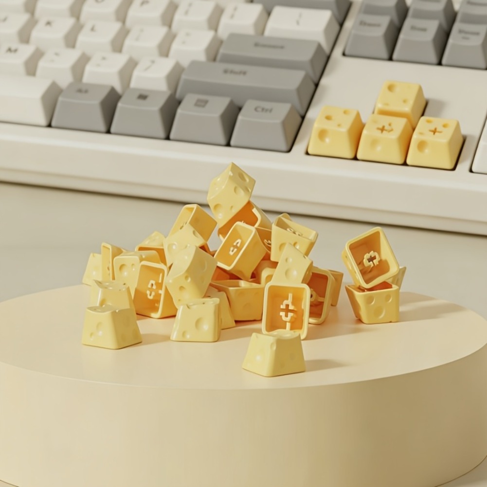Pc Gaming X3D - 3D 인쇄 치즈 키캡 귀여운 음식