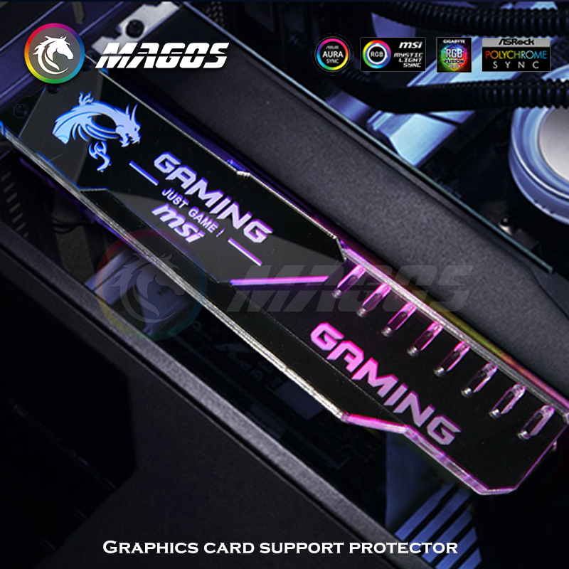 GPU 홀더 ARGB 실버 미러 표면 ROG MSI A - Pc Gaming Msi 리뷰 및 가격