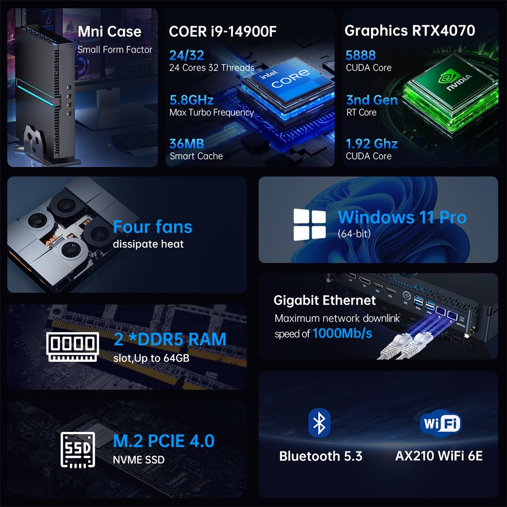 Msecore MV300 14세대 인텔 코어 I5 I7 - Pc Gaming Intel Core I5 리뷰 및 가격
