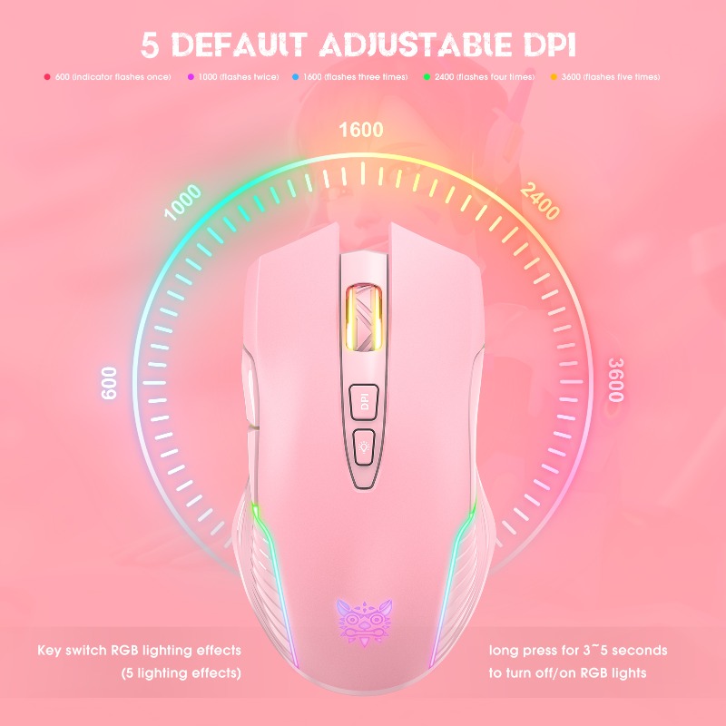 ONIKUMA CW905 무선/유선 게이밍 마우스 36 - Pc Gaming X3D 리뷰 및 가격