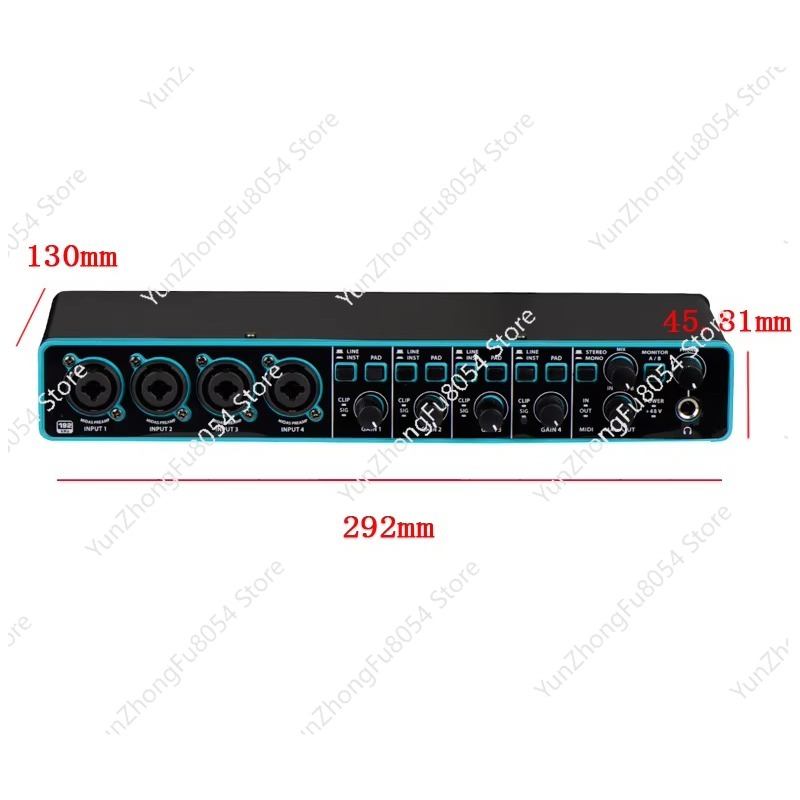 전문가용 3세대 4x4 USB 컴퓨터 오디오 인터페이스 - Sound Card Usb 리뷰 및 가격