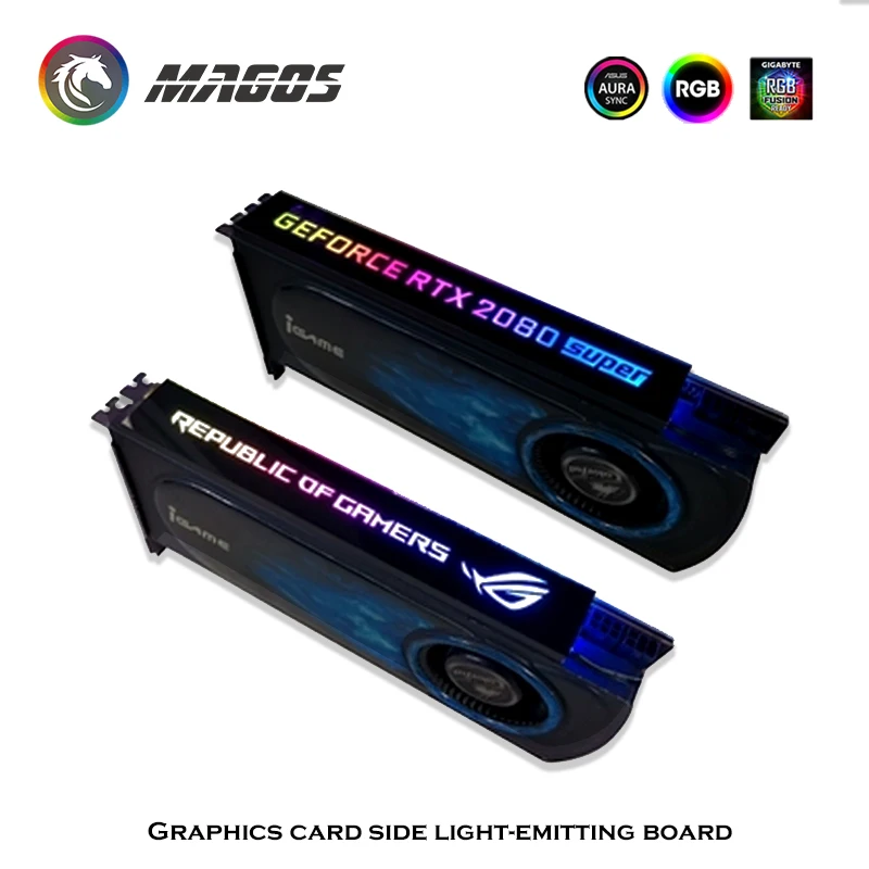 ARGB VGA 장식 그래픽 카드 측면 발광 보드 사용 - Pc Gaming Msi 리뷰 및 가격