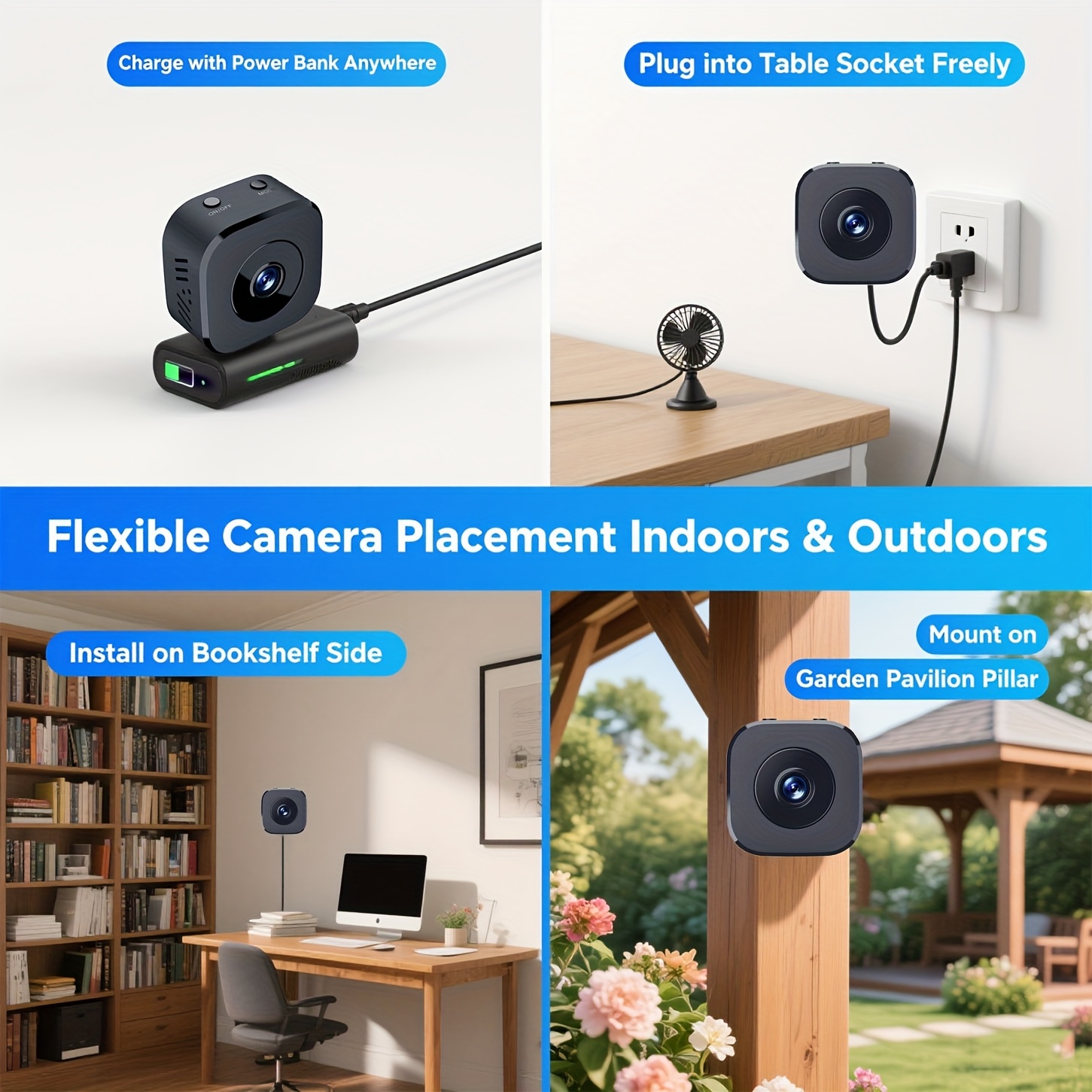 1080P HD 미니 WiFi 카메라 실내 안전 보안  - Sound Card Usb 리뷰 및 가격