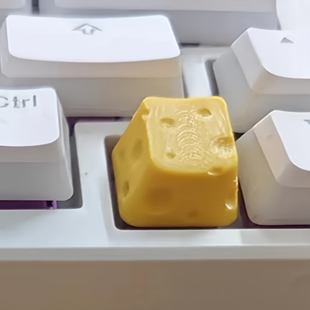 3D 인쇄 치즈 키캡 귀여운 음식 모양의 맞춤형 키캡  - Pc Gaming X3D 리뷰 및 가격