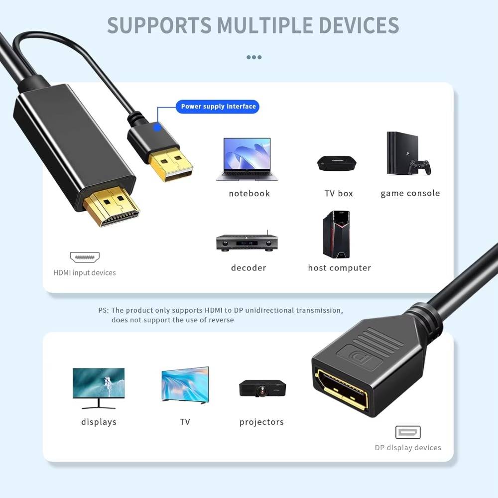 4K@60Hz HDMI 호환 DisplayPort 케이 - Pc Gaming Vs Ps5 리뷰 및 가격
