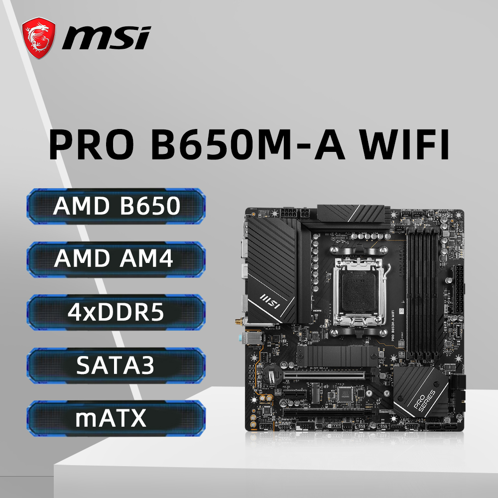MSI PRO B650M-A WIFI 메인보드 AM5  - Pc Gaming Intel Core I5 리뷰 및 가격