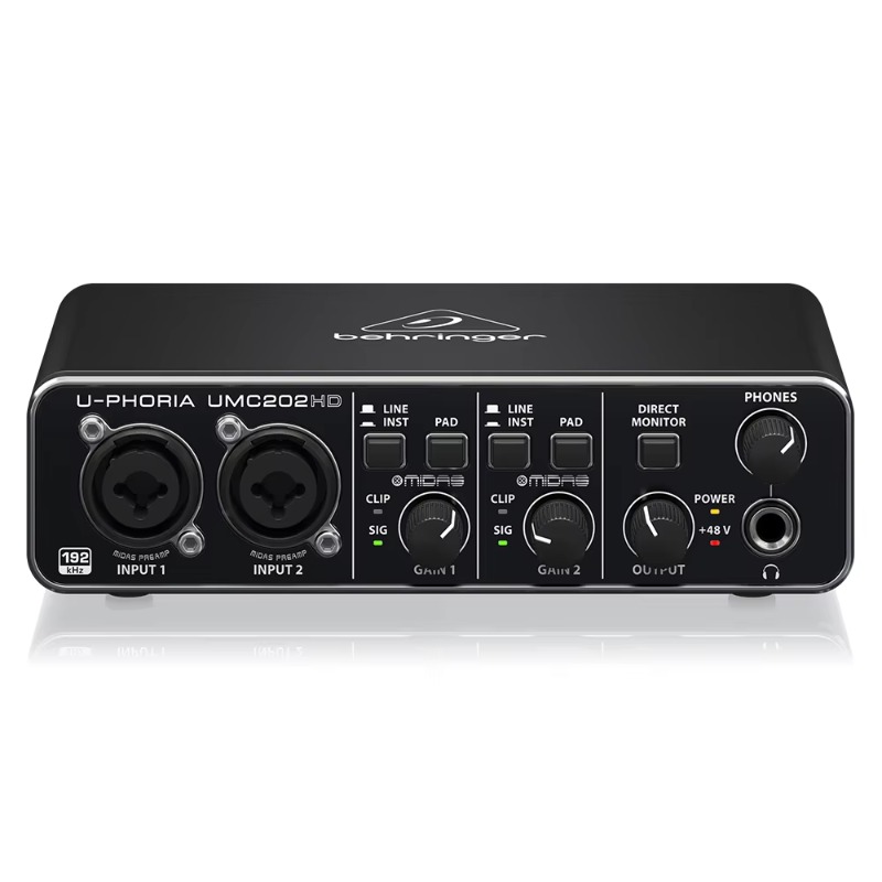 2026년형 베링거 U-포리아 UMC202HD 사운드  - Sound Card Usb 리뷰 및 가격
